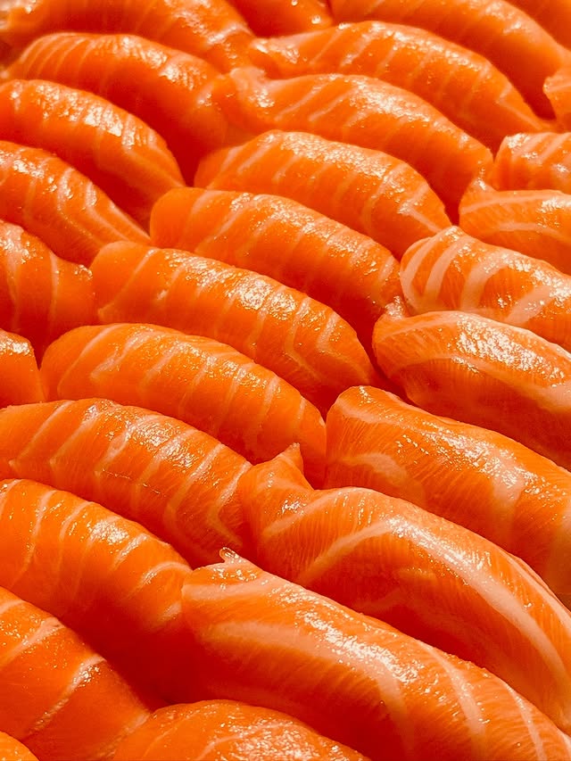 Premium Salmon Fresh premium salmon sashimi